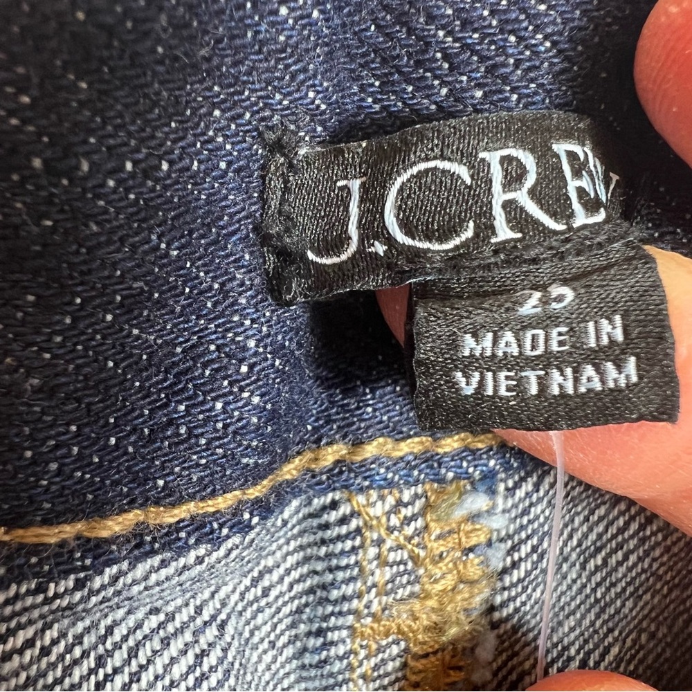 NWOT J. Crew Midlength Denim Shorts in Indigo Size 25 - Picture 5 of 11